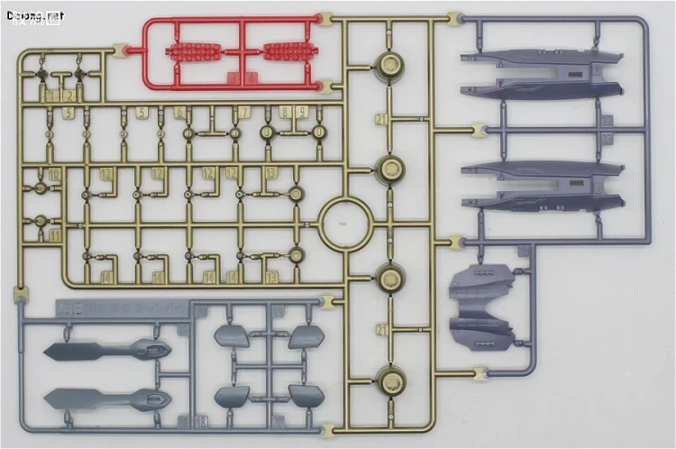 万代超时空要塞系列拼装模型 1比72 VF-31J 齐格弗里德(疾风机) 超级背包set - 图片